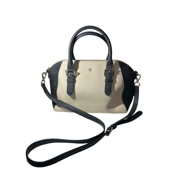 kate spade Handbags - Kate Spade Cove Street Colorblock Pippa Crossbody Beige Black Detachable Strap